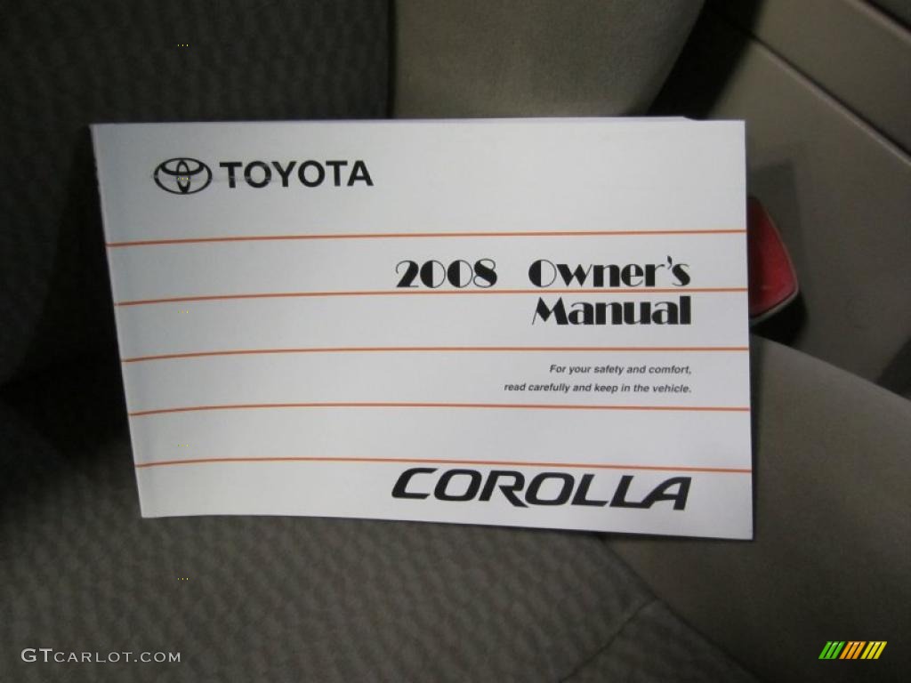 2008 Corolla LE - Indigo Ink Pearl / Beige photo #22