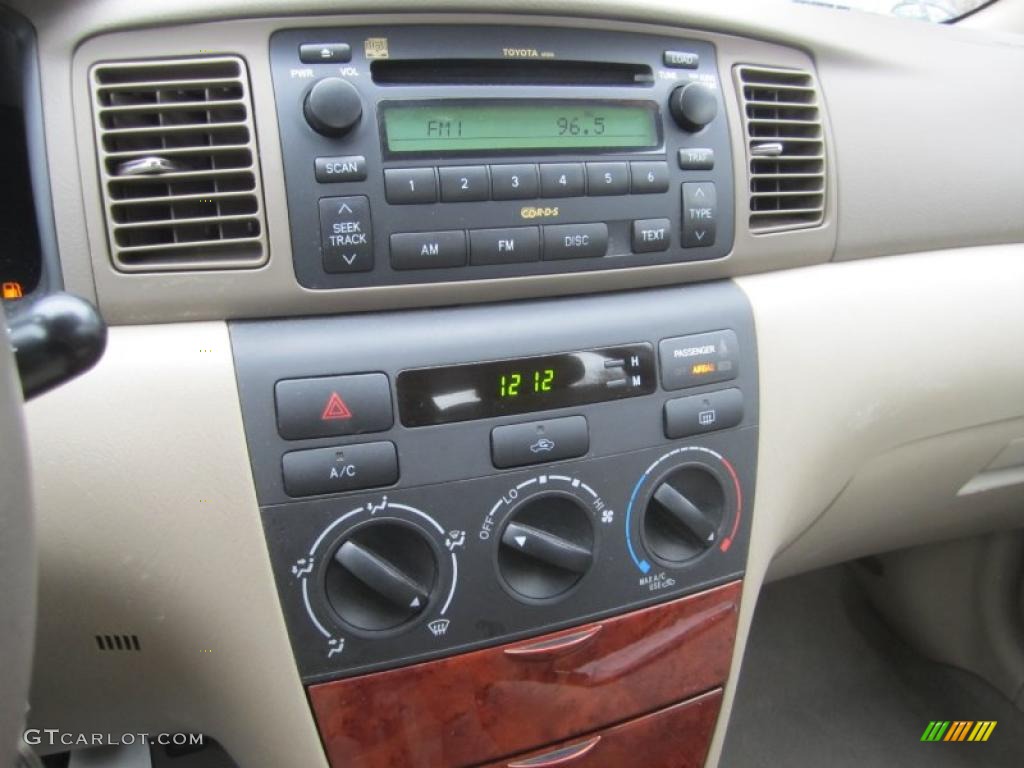 2008 Corolla LE - Indigo Ink Pearl / Beige photo #27