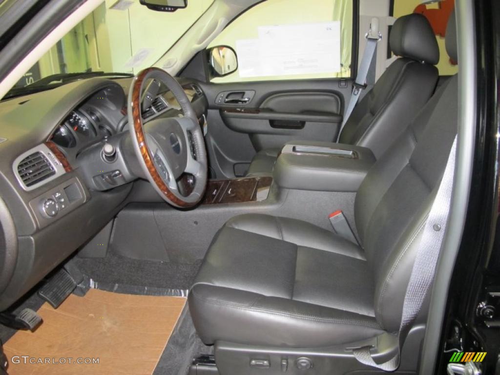Ebony Interior 2011 GMC Sierra 1500 Denali Crew Cab 4x4 Photo #41881422