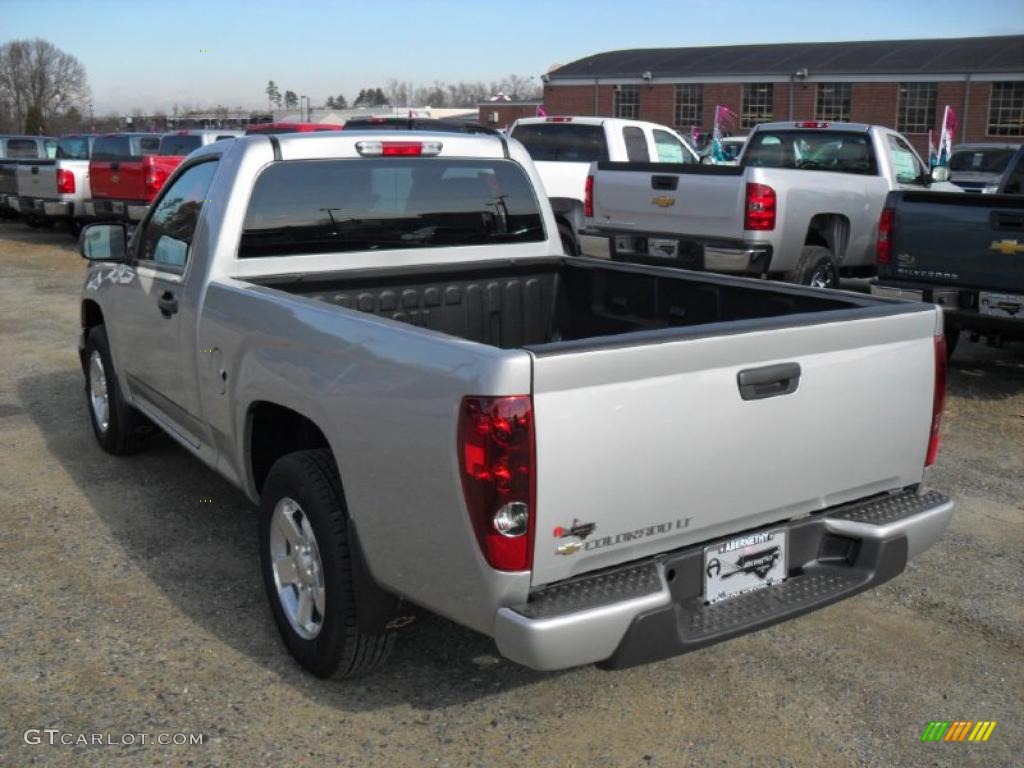 Sheer Silver Metallic 2011 Chevrolet Colorado LT Regular Cab Exterior Photo #41881686