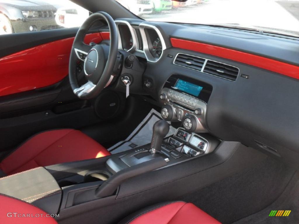 2011 Chevrolet Camaro SS/RS Coupe Inferno Orange/Black Dashboard Photo #41883915