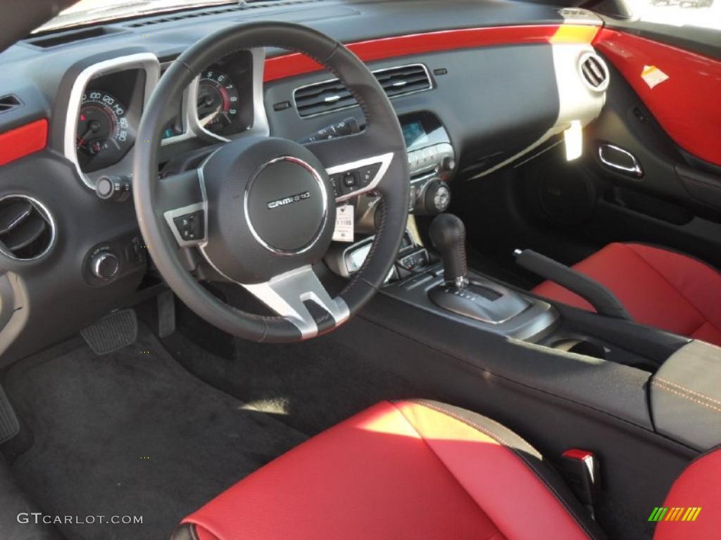 Inferno Orange/Black Interior 2011 Chevrolet Camaro SS/RS Coupe Photo #41883987