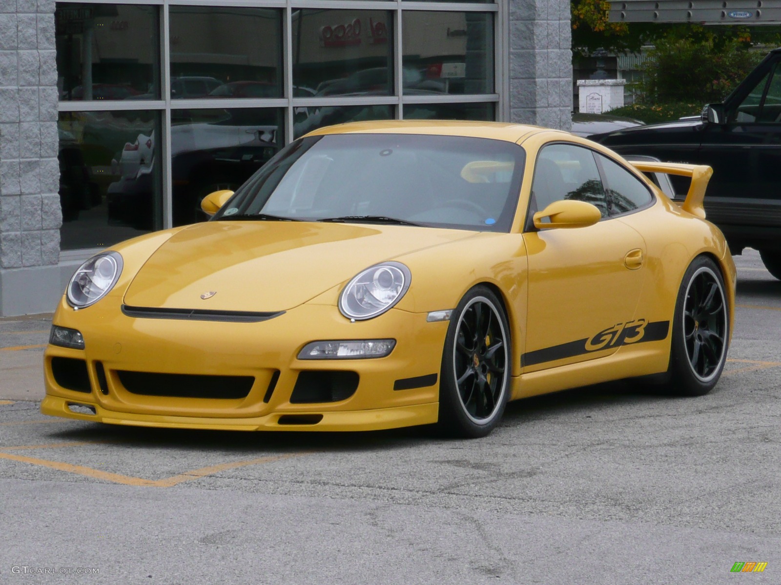 2007 911 GT3 - Speed Yellow / Black w/Alcantara photo #6