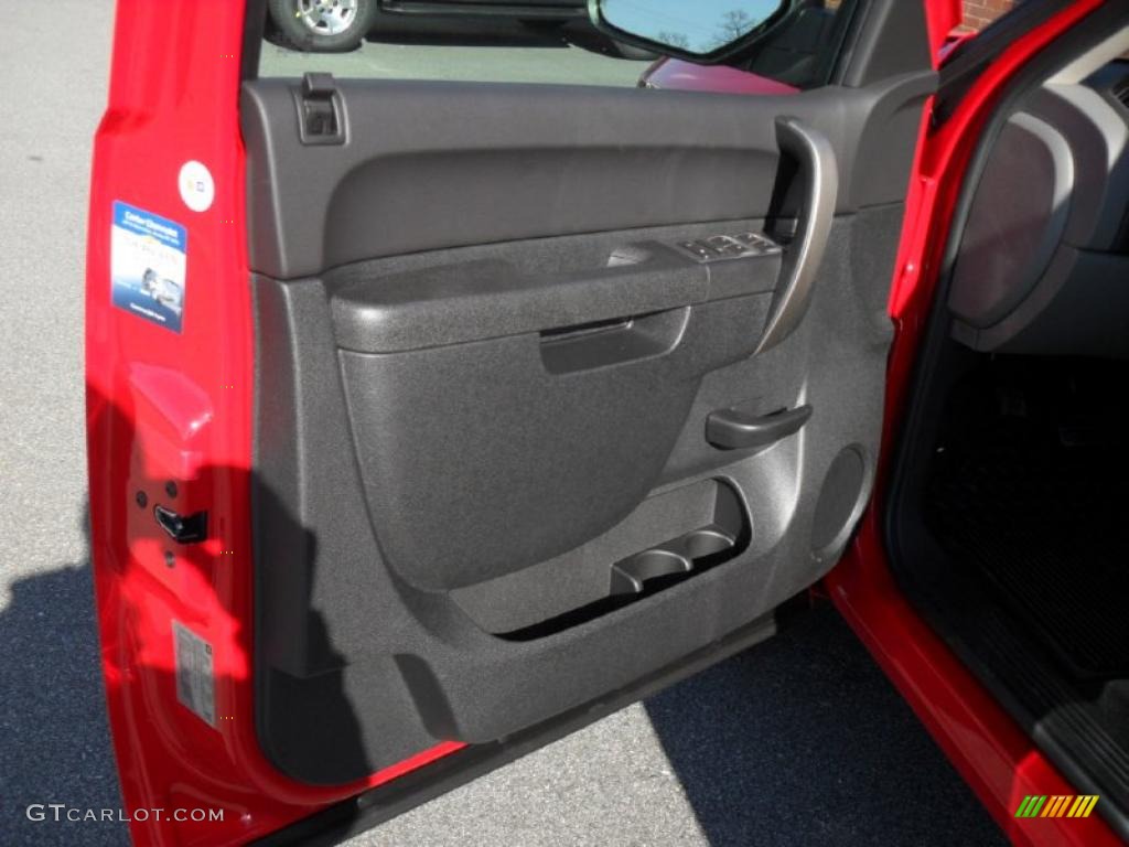 2011 Silverado 1500 LS Extended Cab - Victory Red / Dark Titanium photo #9