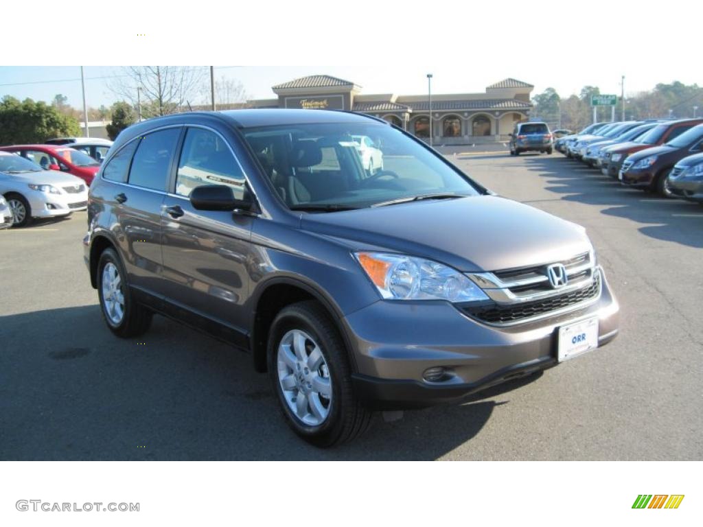 2011 CR-V SE - Urban Titanium Metallic / Gray photo #7