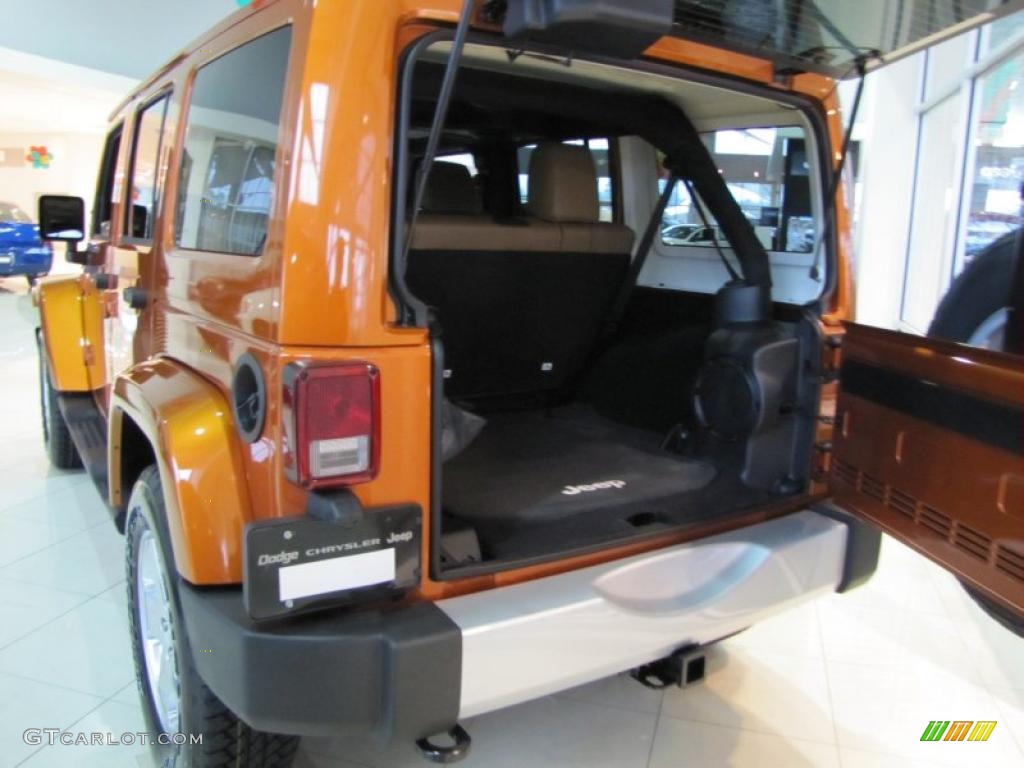 2011 Jeep Wrangler Unlimited Sahara 4x4 Trunk Photo #41885807