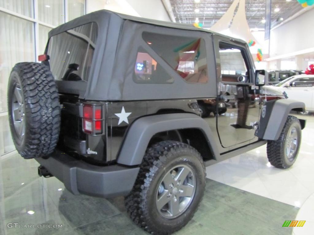 2011 Wrangler Call of Duty: Black Ops Edition 4x4 - Black / Black photo #2