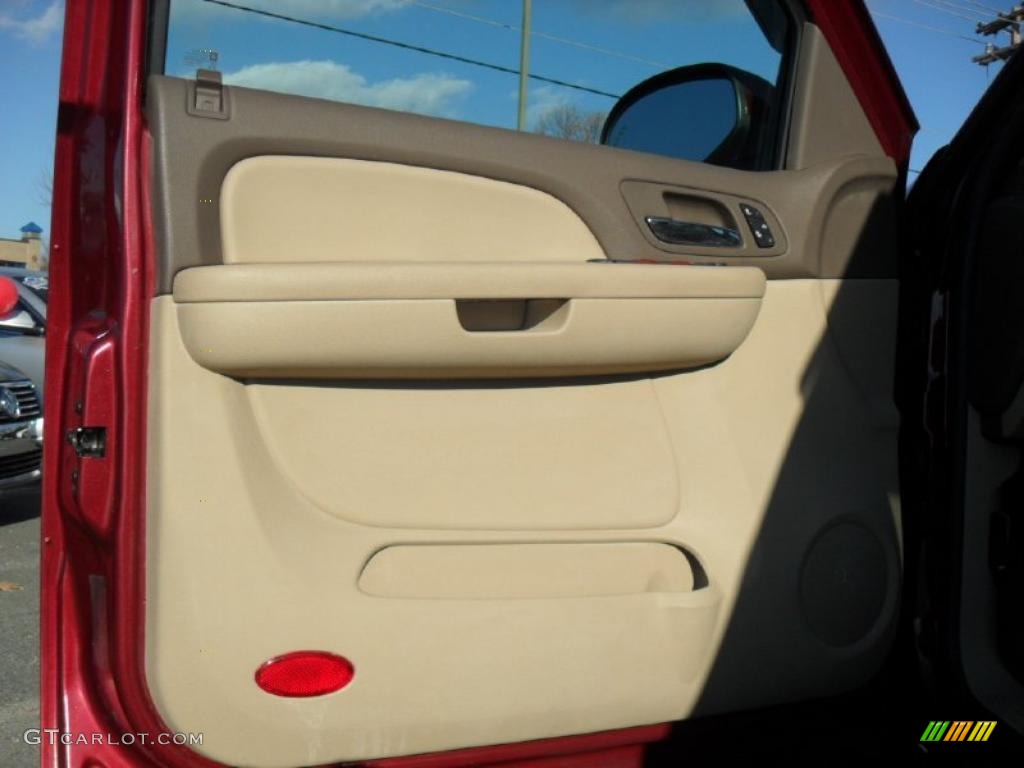 2008 Sierra 1500 SLT Crew Cab - Sonoma Red Metallic / Cocoa/Light Cashmere photo #8