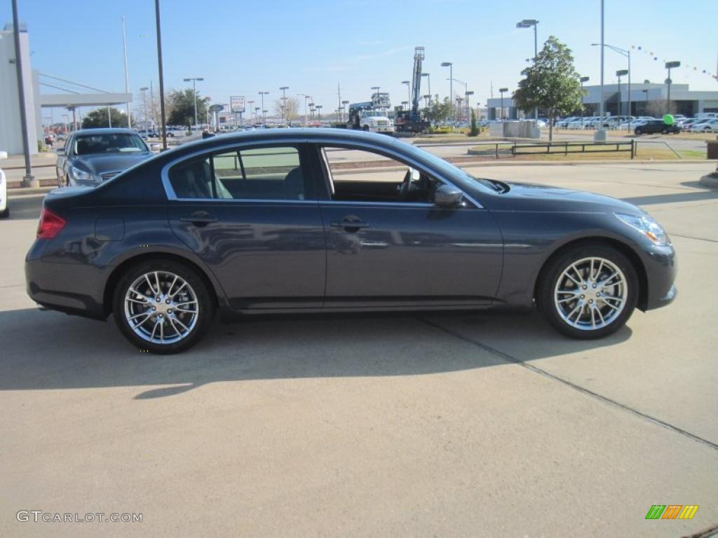 2011 G 37 Journey Sedan - Blue Slate / Graphite photo #4