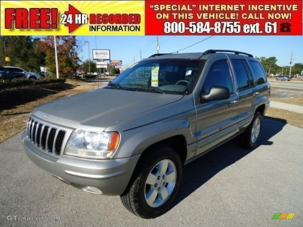 2001 Grand Cherokee Limited - Silverstone Metallic / Taupe photo #1