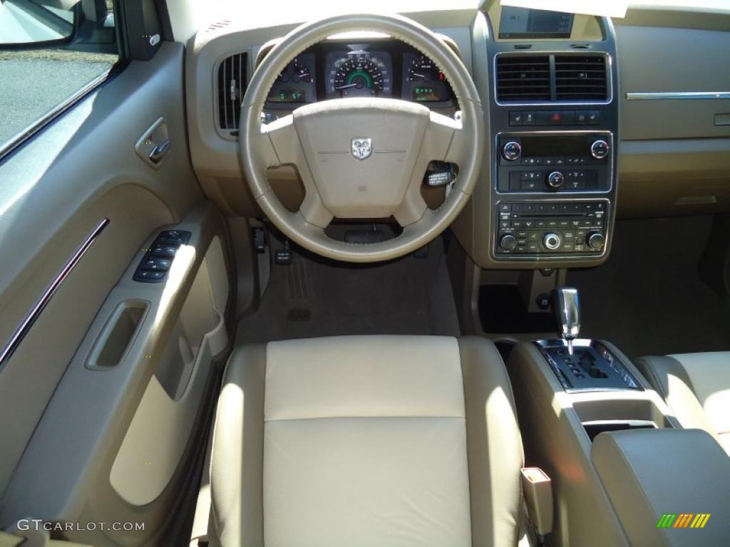 2010 Dodge Journey R/T Pastel Pebble Beige Dashboard Photo #41888486