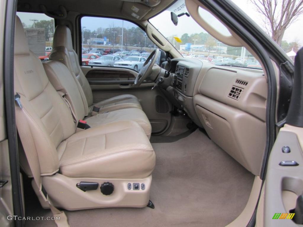 2003 F250 Super Duty Lariat Crew Cab 4x4 - Arizona Beige Metallic / Medium Parchment Beige photo #20