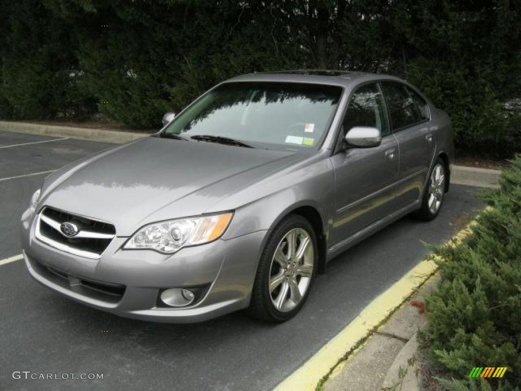 2008 Legacy 3.0R Limited - Quartz Silver Metallic / Off Black photo #3