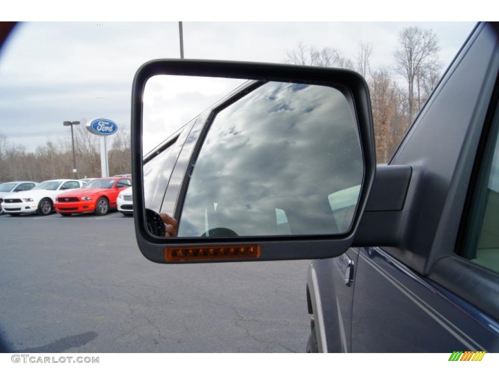 2004 F150 Lariat SuperCrew 4x4 - Medium Wedgewood Blue Metallic / Tan photo #41