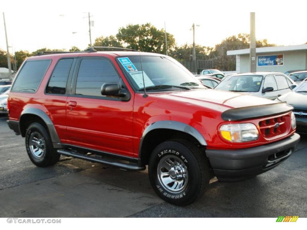 1998 Explorer Sport - Vermillion Red / Medium Graphite photo #3