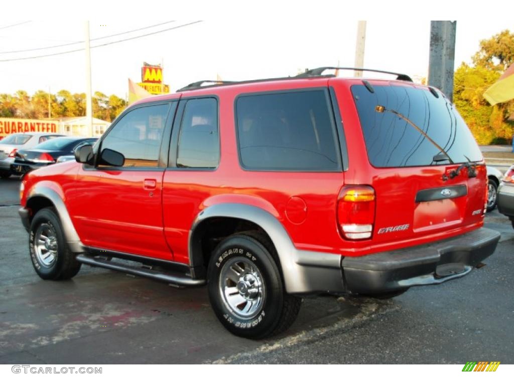 1998 Explorer Sport - Vermillion Red / Medium Graphite photo #8