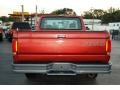 1992 Electric Current Red Pearl Ford F150 Extended Cab  photo #8