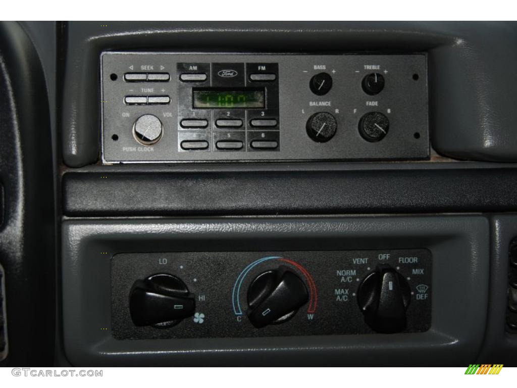 1992 F150 Extended Cab - Electric Current Red Pearl / Grey photo #15
