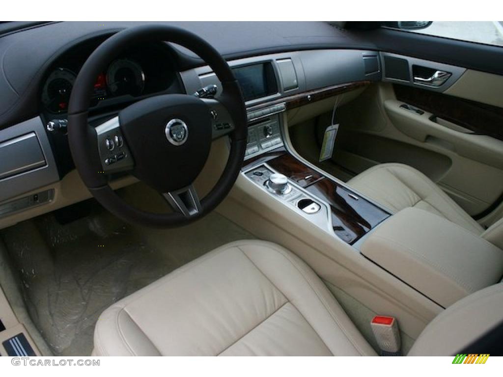 Barley Beige/Truffle Brown Interior 2011 Jaguar XF Sport Sedan Photo #41896544