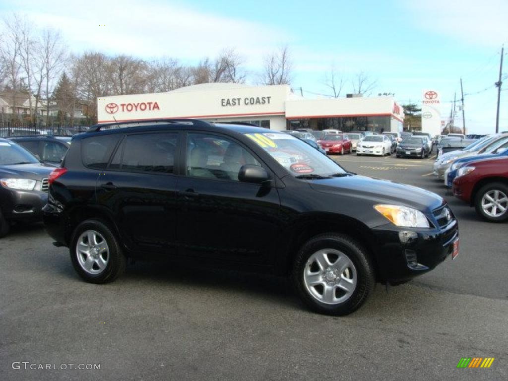 2010 RAV4 I4 4WD - Black / Ash Gray photo #1