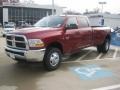 Deep Cherry Red Crystal Pearl 2011 Dodge Ram 3500 HD ST Crew Cab 4x4 Dually Exterior