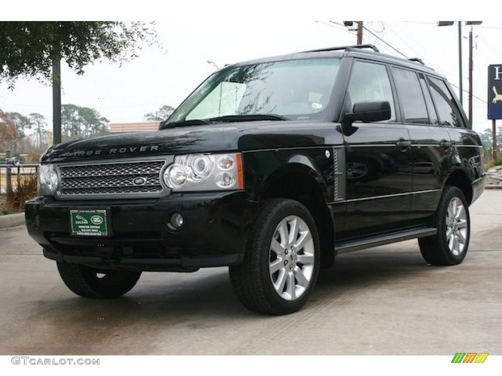 2007 Range Rover Supercharged - Java Black Pearl / Ivory/Black photo #2