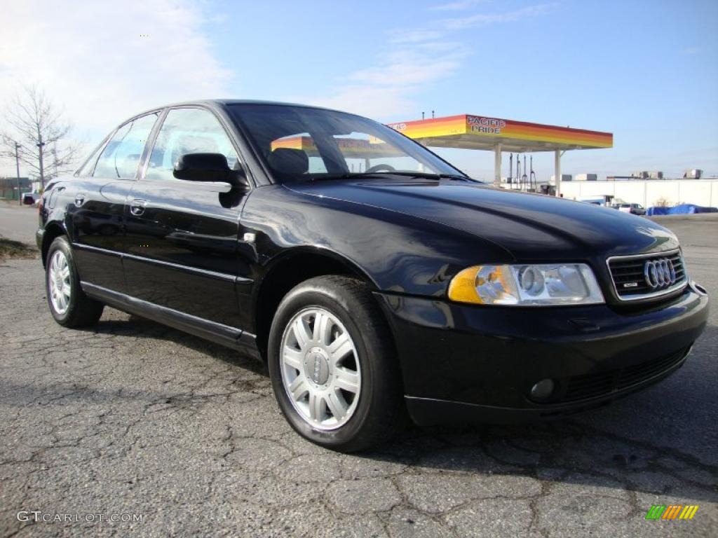 2000 A4 1.8T quattro Sedan - Brilliant Black / Onyx Black photo #5