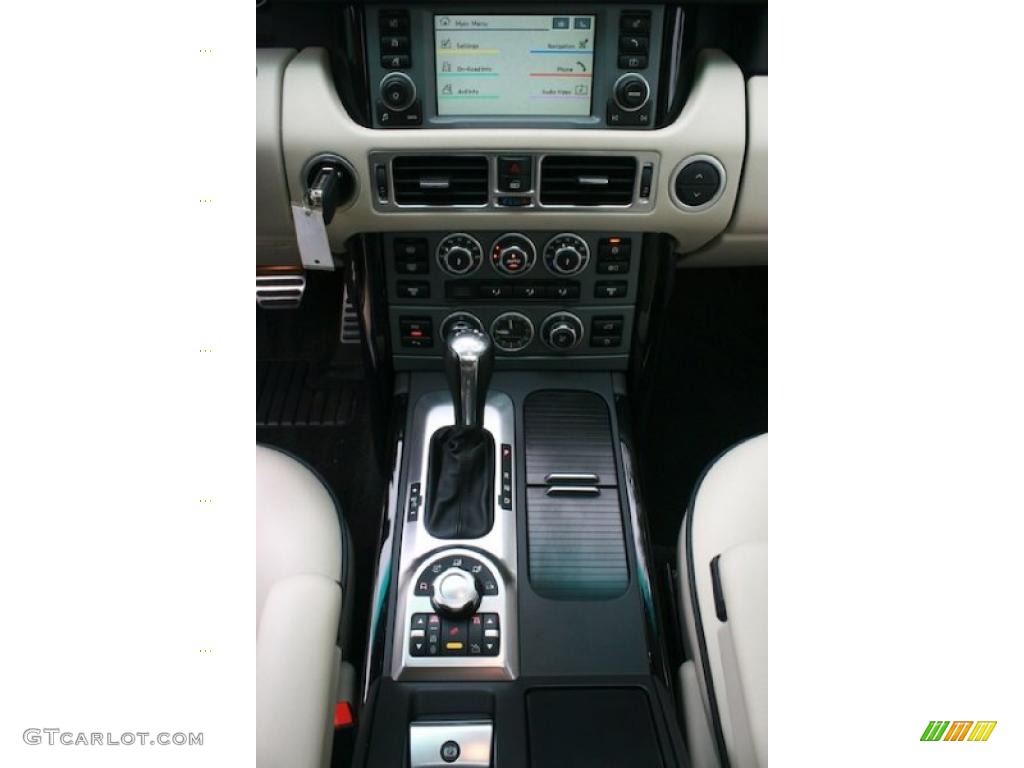 2007 Range Rover Supercharged - Java Black Pearl / Ivory/Black photo #20