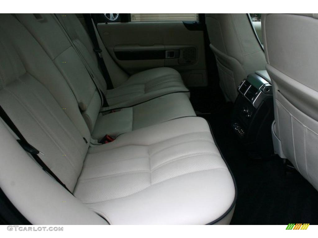 2007 Range Rover Supercharged - Java Black Pearl / Ivory/Black photo #30
