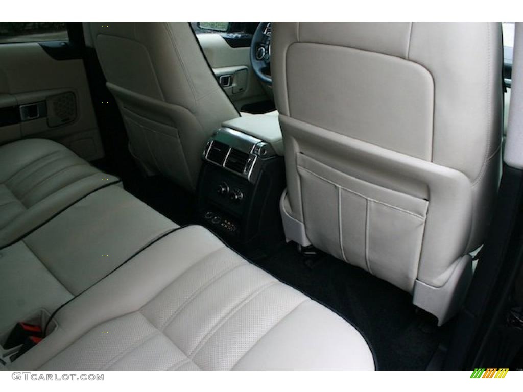 2007 Range Rover Supercharged - Java Black Pearl / Ivory/Black photo #31