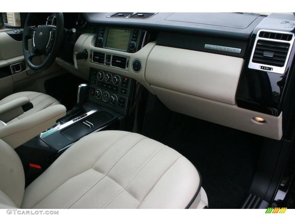 2007 Range Rover Supercharged - Java Black Pearl / Ivory/Black photo #34
