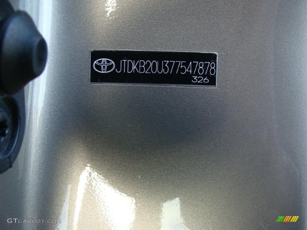 2007 Toyota Prius Hybrid Info Tag Photos