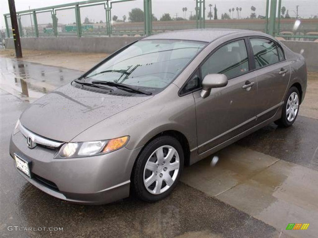 Galaxy Gray Metallic 2008 Honda Civic LX Sedan Exterior Photo #41899536