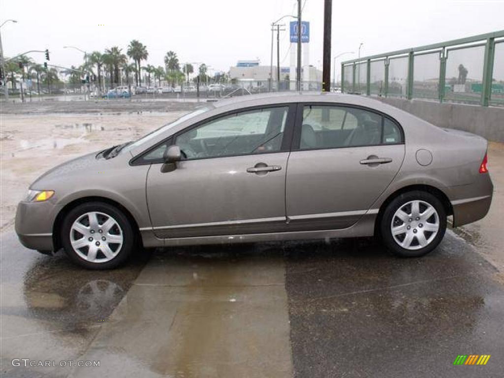 Galaxy Gray Metallic 2008 Honda Civic LX Sedan Exterior Photo #41899552