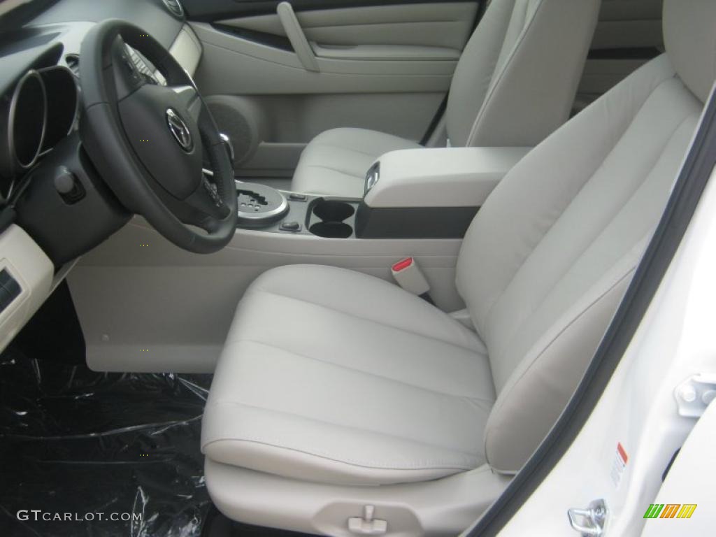 Sand Interior 2011 Mazda CX-7 i Sport Photo #41899588