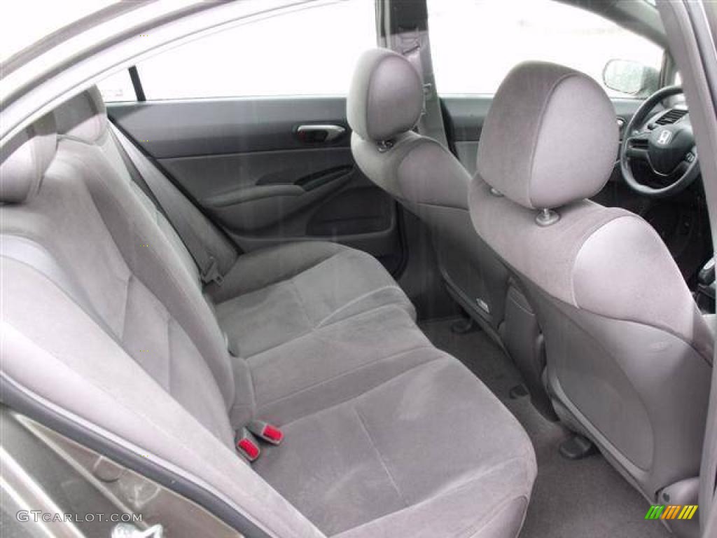 Black Interior 2008 Honda Civic LX Sedan Photo #41899672