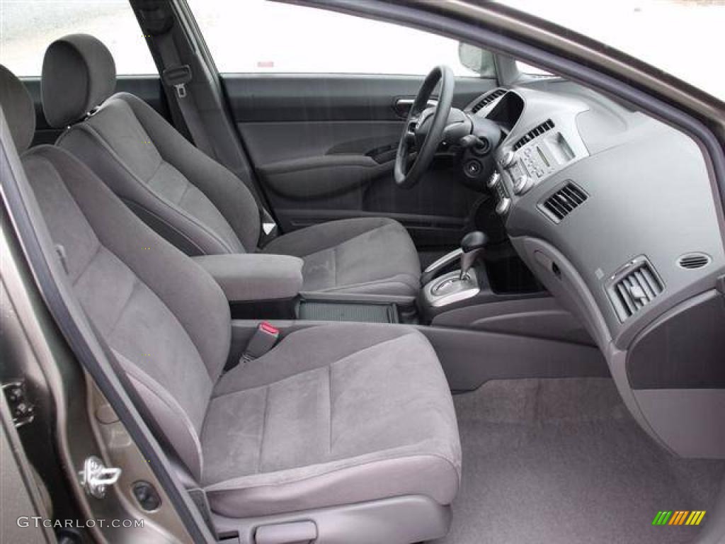 Black Interior 2008 Honda Civic LX Sedan Photo #41899696