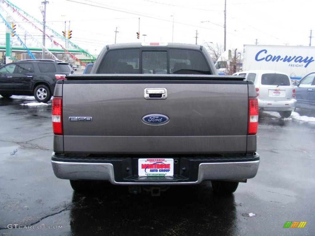 2004 F150 XLT SuperCrew - Dark Shadow Grey Metallic / Dark Flint photo #4
