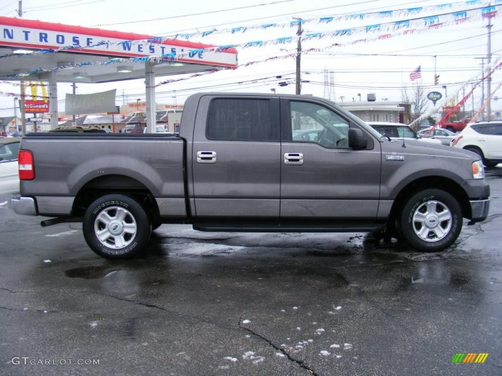 2004 F150 XLT SuperCrew - Dark Shadow Grey Metallic / Dark Flint photo #6