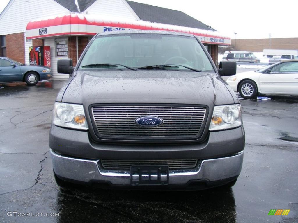 2004 F150 XLT SuperCrew - Dark Shadow Grey Metallic / Dark Flint photo #8