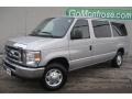 2010 Ingot Silver Metallic Ford E Series Van E350 XLT Passenger  photo #1