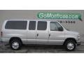 2010 Ingot Silver Metallic Ford E Series Van E350 XLT Passenger  photo #4