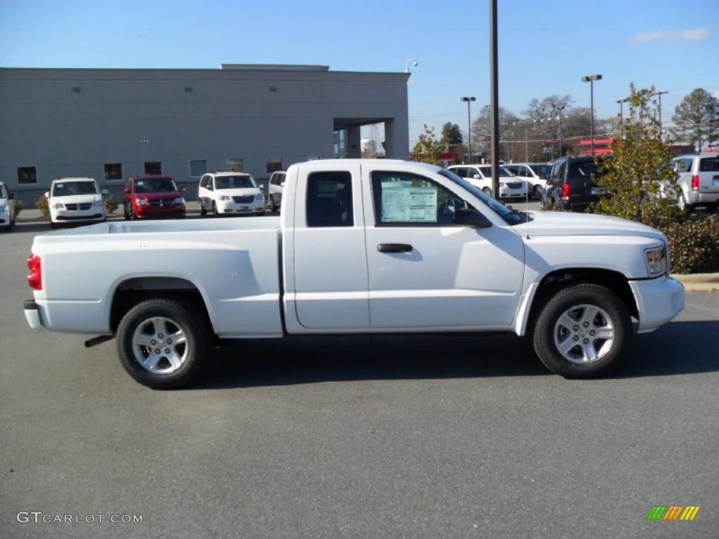 Bright White 2011 Dodge Dakota Big Horn Extended Cab Exterior Photo #41904388