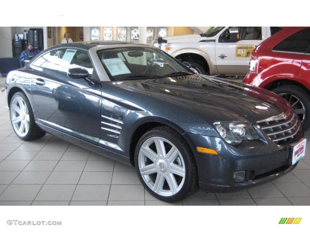 2006 Crossfire Limited Coupe - Machine Gray Metallic / Dark Slate Gray/Medium Slate Gray photo #2