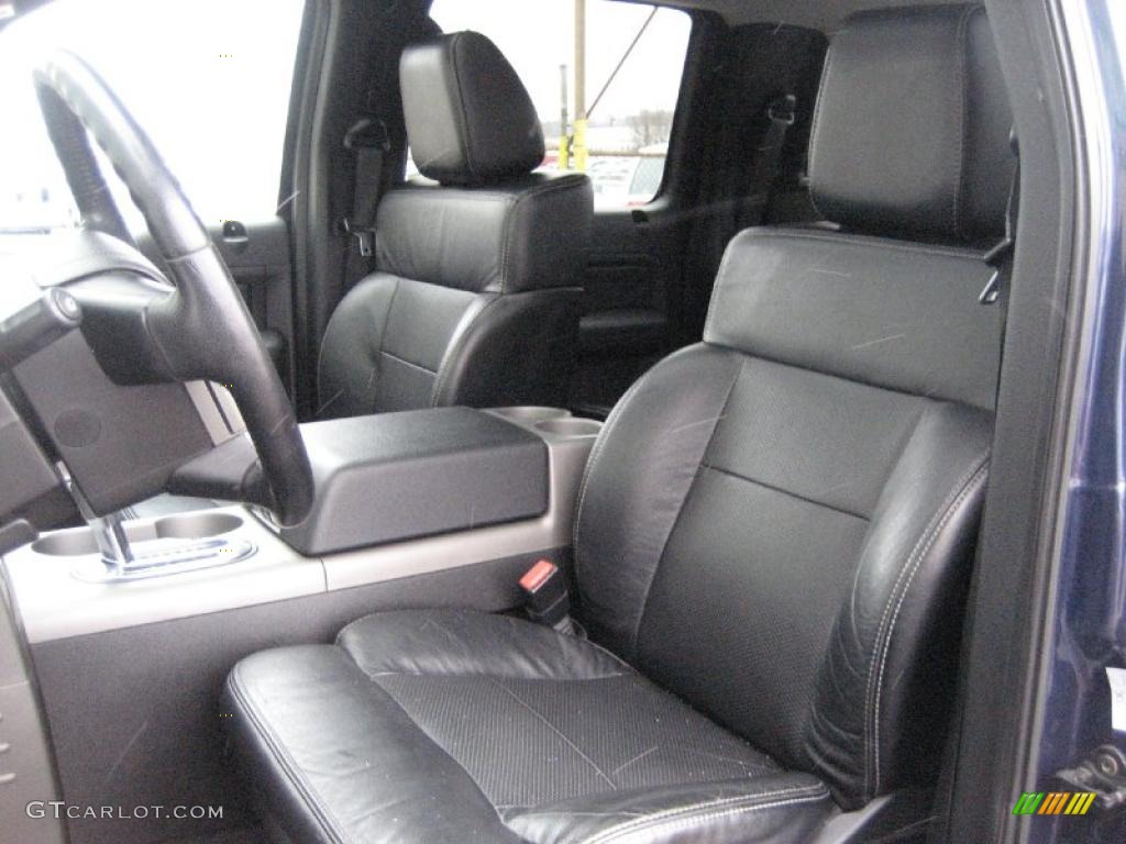 2005 F150 XLT SuperCrew 4x4 - True Blue Metallic / Black photo #23