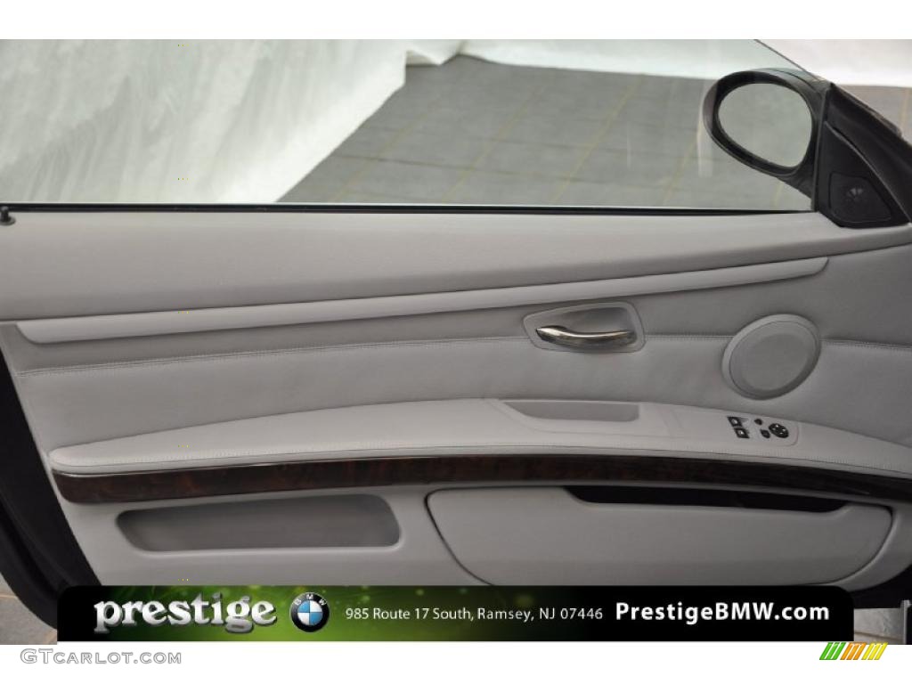 2007 3 Series 335i Coupe - Jet Black / Grey photo #9
