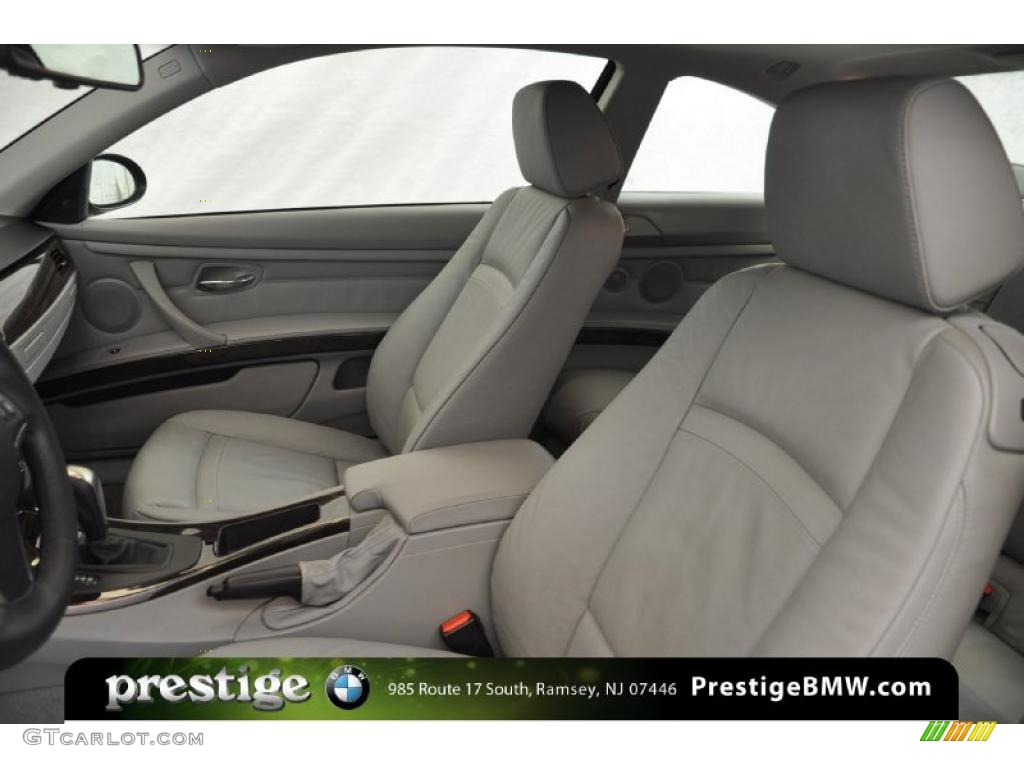 2007 3 Series 335i Coupe - Jet Black / Grey photo #11