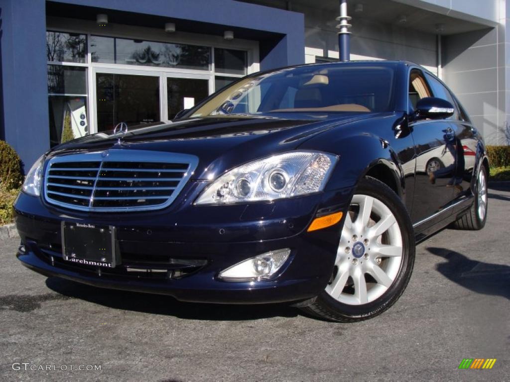 2008 S 550 4Matic Sedan - Capri Blue Metallic / Cashmere/Savanna photo #1