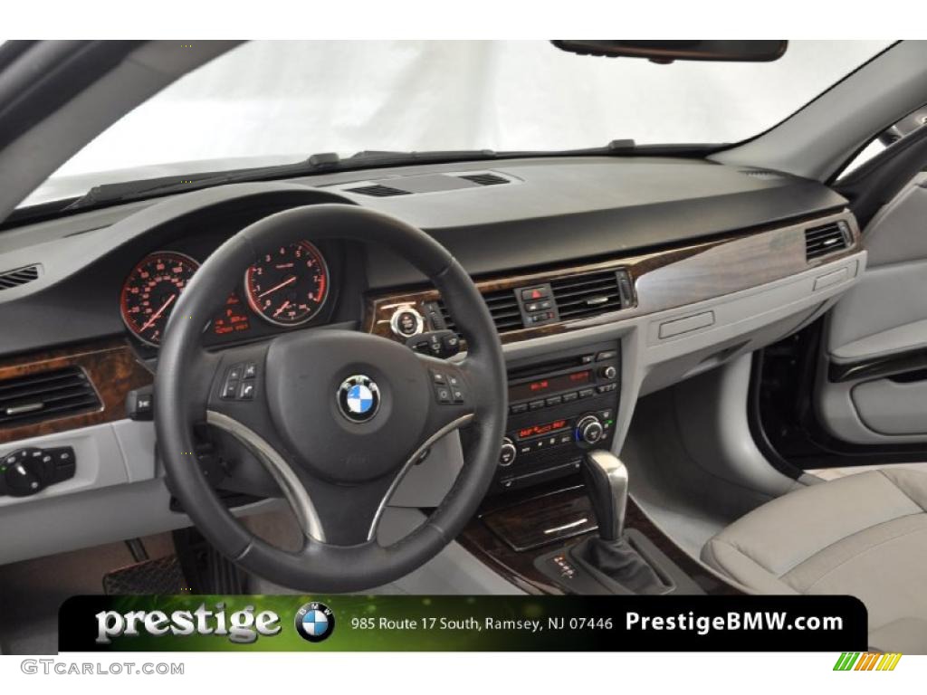 2007 3 Series 335i Coupe - Jet Black / Grey photo #15