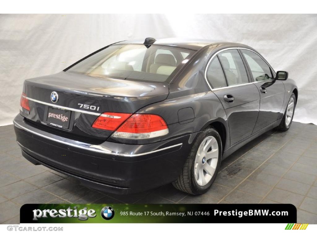 2008 7 Series 750i Sedan - Monaco Blue Metallic / Beige photo #2
